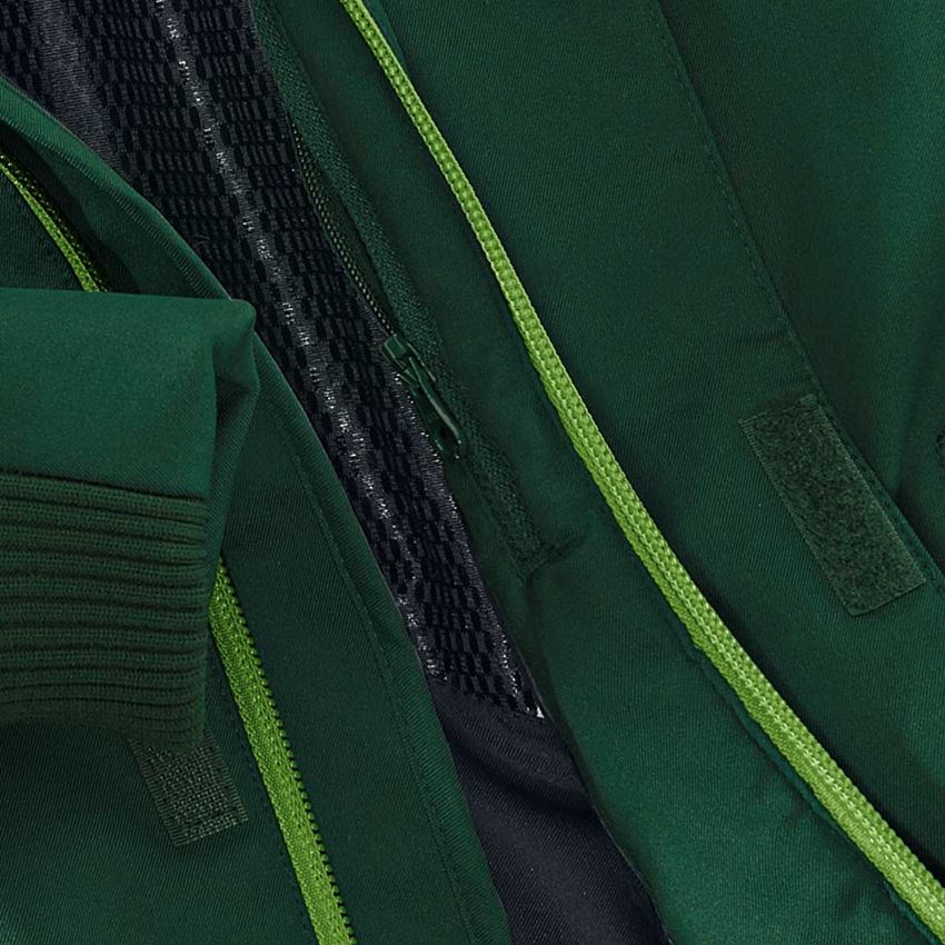 Jackets: Winter softshell jacket e.s.motion 2020,children's + green/seagreen 2