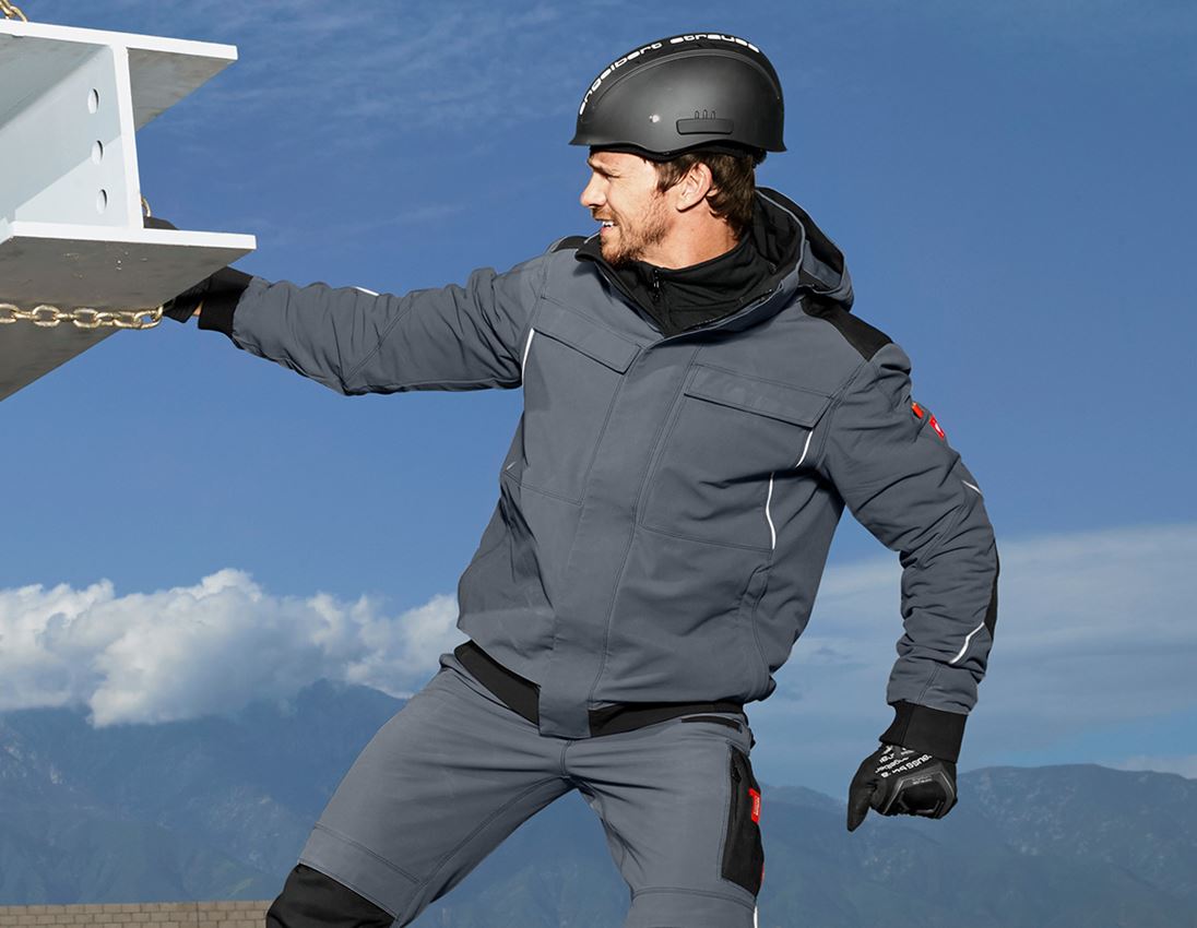 Arbejdsjakker: Vinter funktionsjakke e.s.dynashield + cement/sort