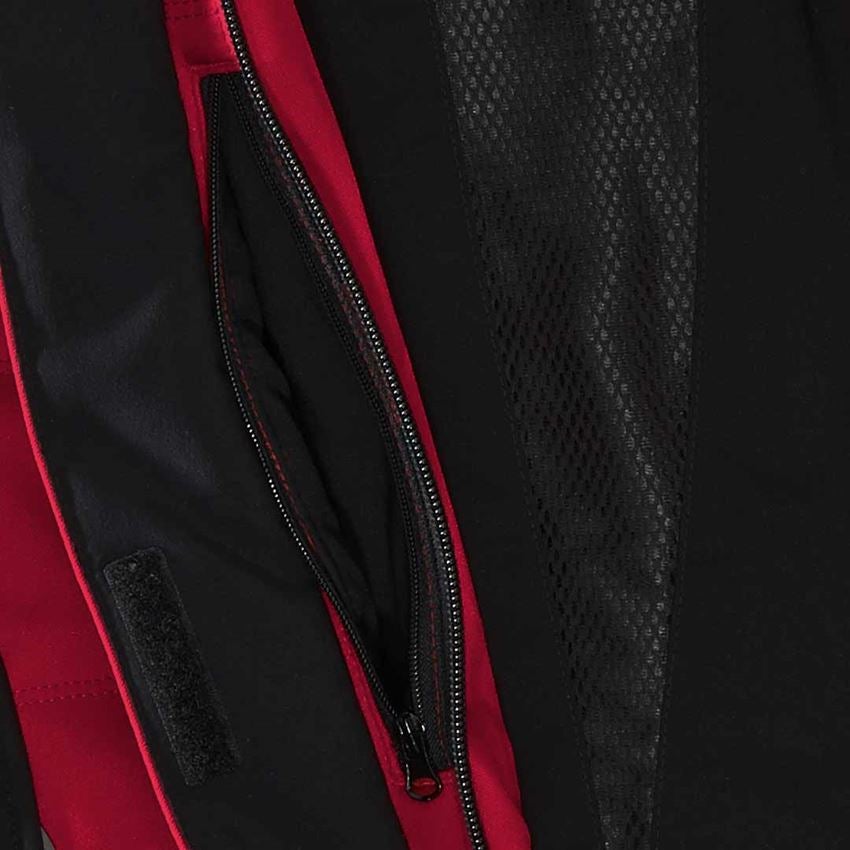 Arbejdsjakker: Vinter softshelljakke e.s.vision, damer + rød/sort 2