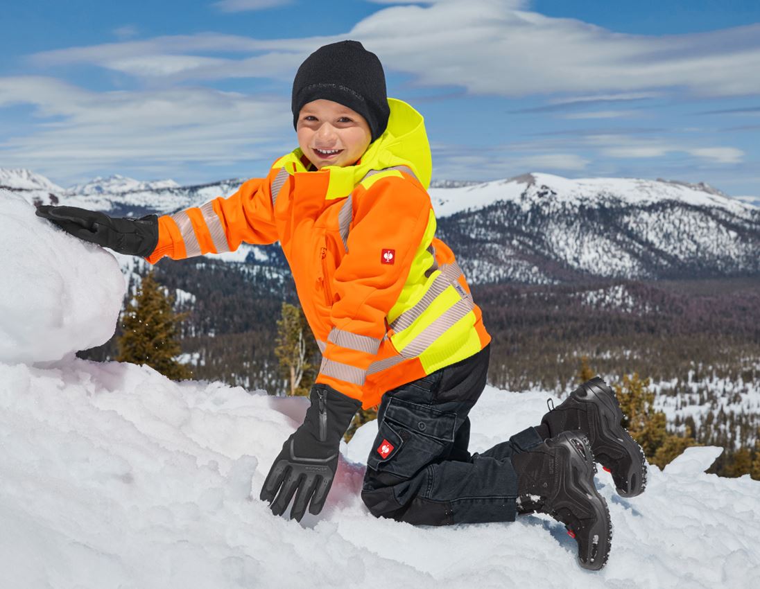 Jackets: High-vis winter softsh. jacket e.s.motion 2020,c + high-vis orange/high-vis yellow 1