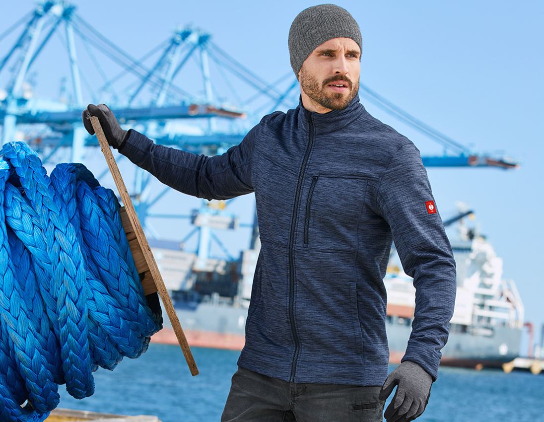 Work Jackets: Jacket isocell e.s.dynashield + pacific melange 4