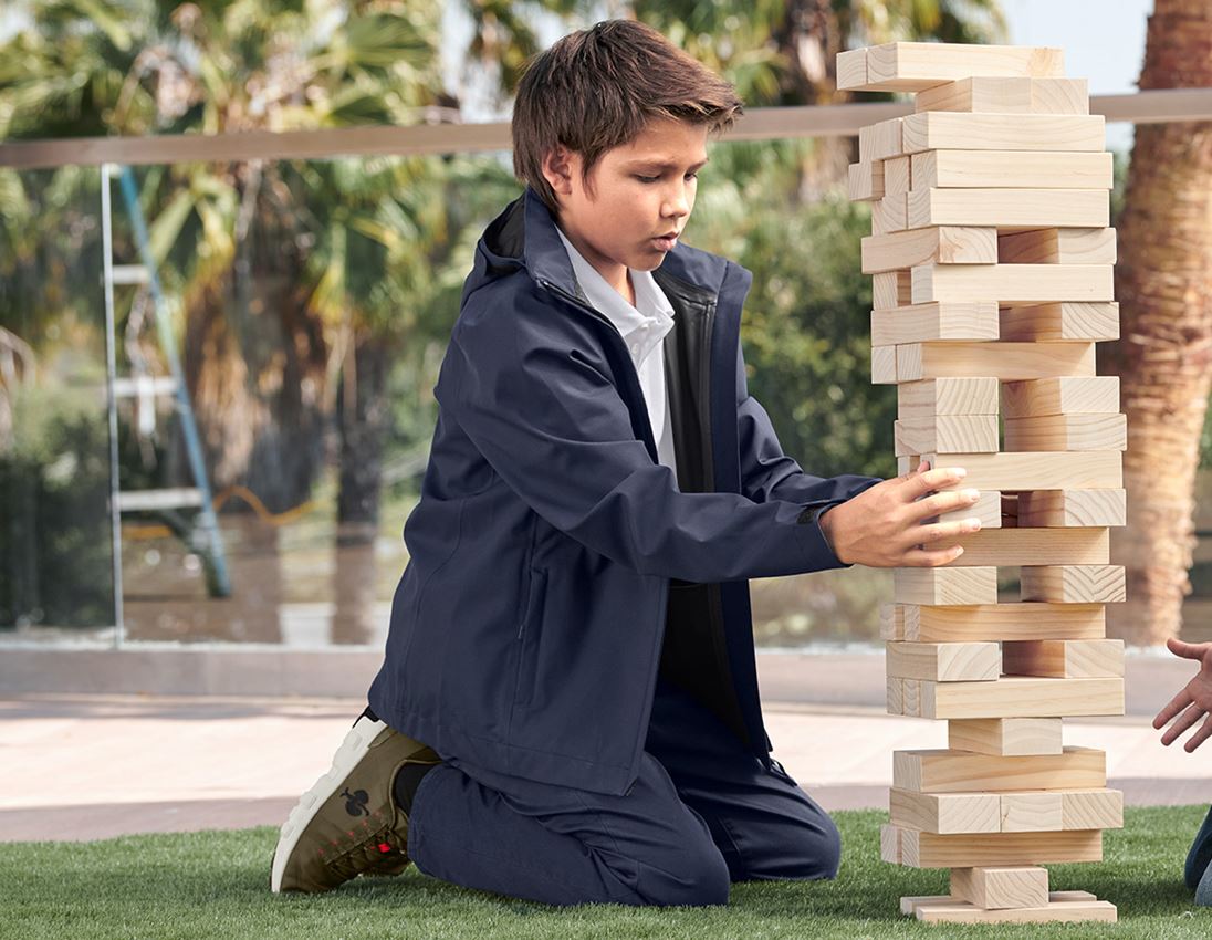 Jackets: e.s. Functional jacket CI, children's + navy