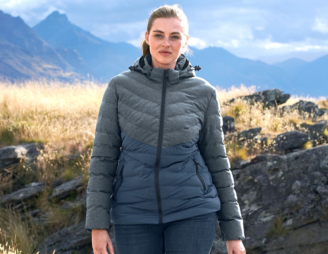 Work Jackets: Winter jacket e.s.motion ten, ladies' + slateblue