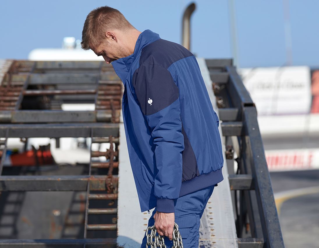 Work Jackets: Pilot jacket e.s.concrete + alkaliblue/deepblue 1