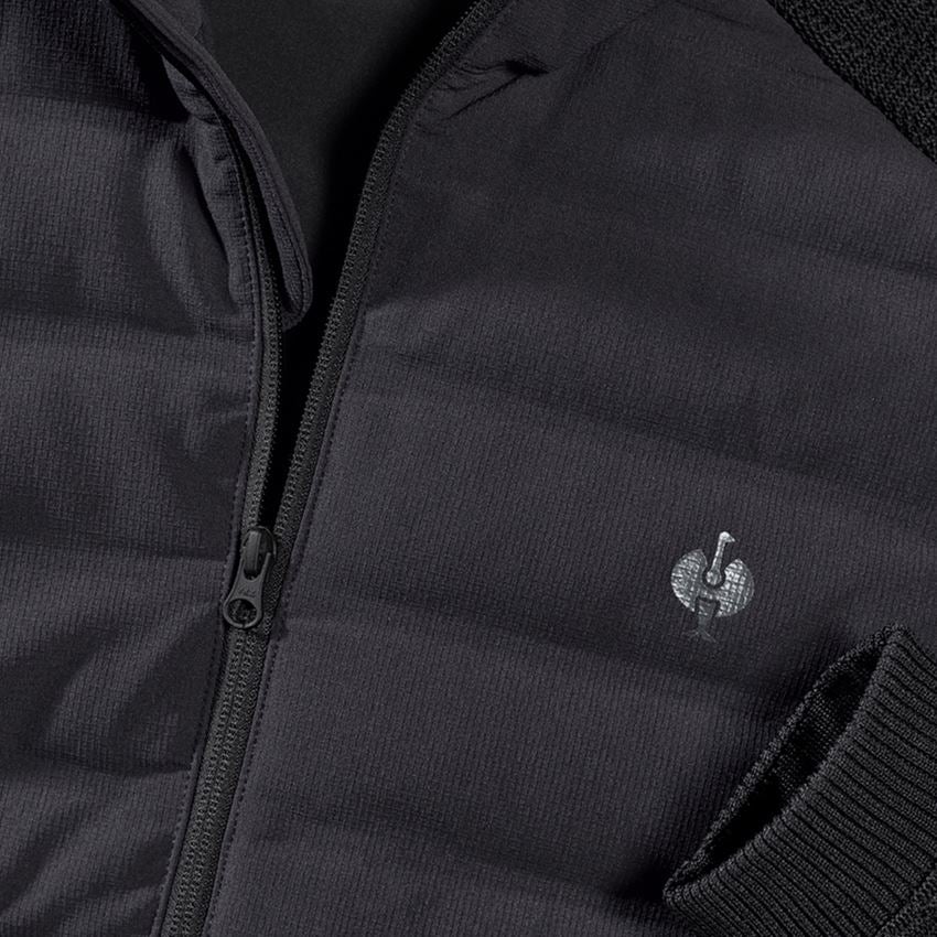 Arbejdsjakker: Hybrid strikjakke e.s.trail + sort 2