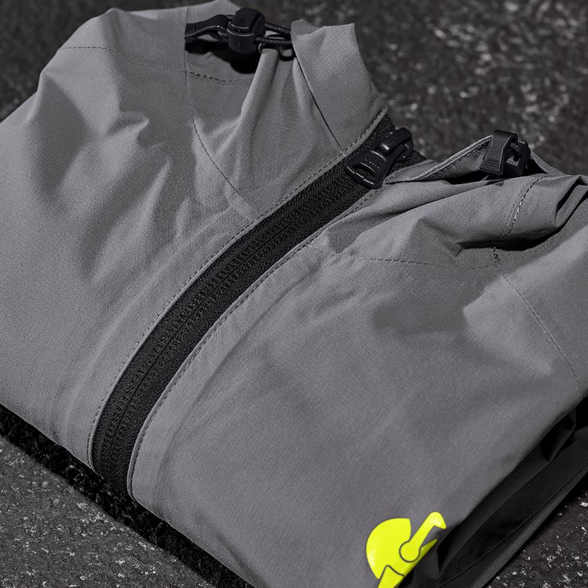 Arbejdsjakker: Windbreaker light-pack e.s.trail, damer + basaltgrå/syregul 2