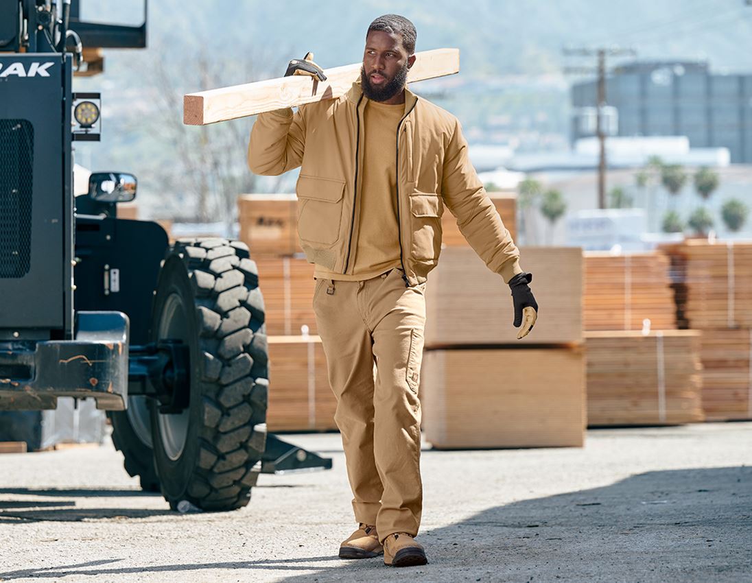 Work Jackets: Pilot jacket e.s.iconic + almondbrown 1