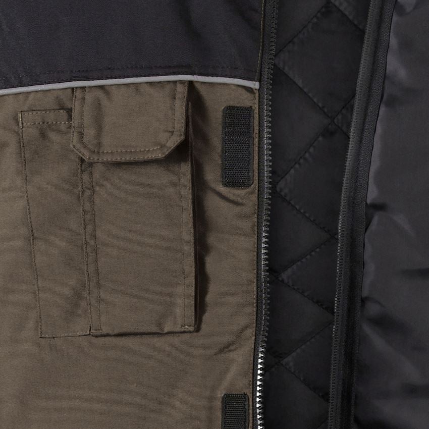Arbejdsveste: Vest e.s.image + oliven/sort 2