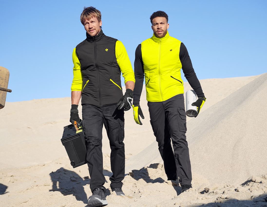 Arbejdsveste: Vest e.s.trail + sort/syregul 2