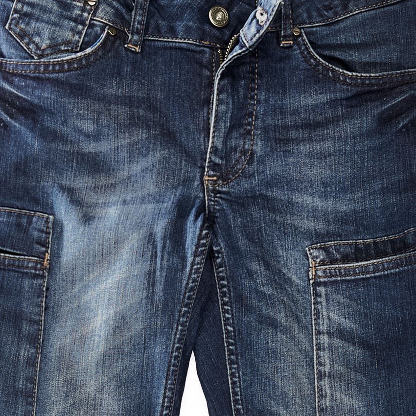 Work Trousers: e.s. 7-pocket jeans, ladies' + stonewashed 2