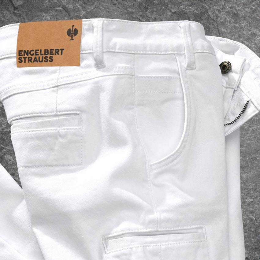 Work Trousers: e.s. Trousers Chino, men's + white 2