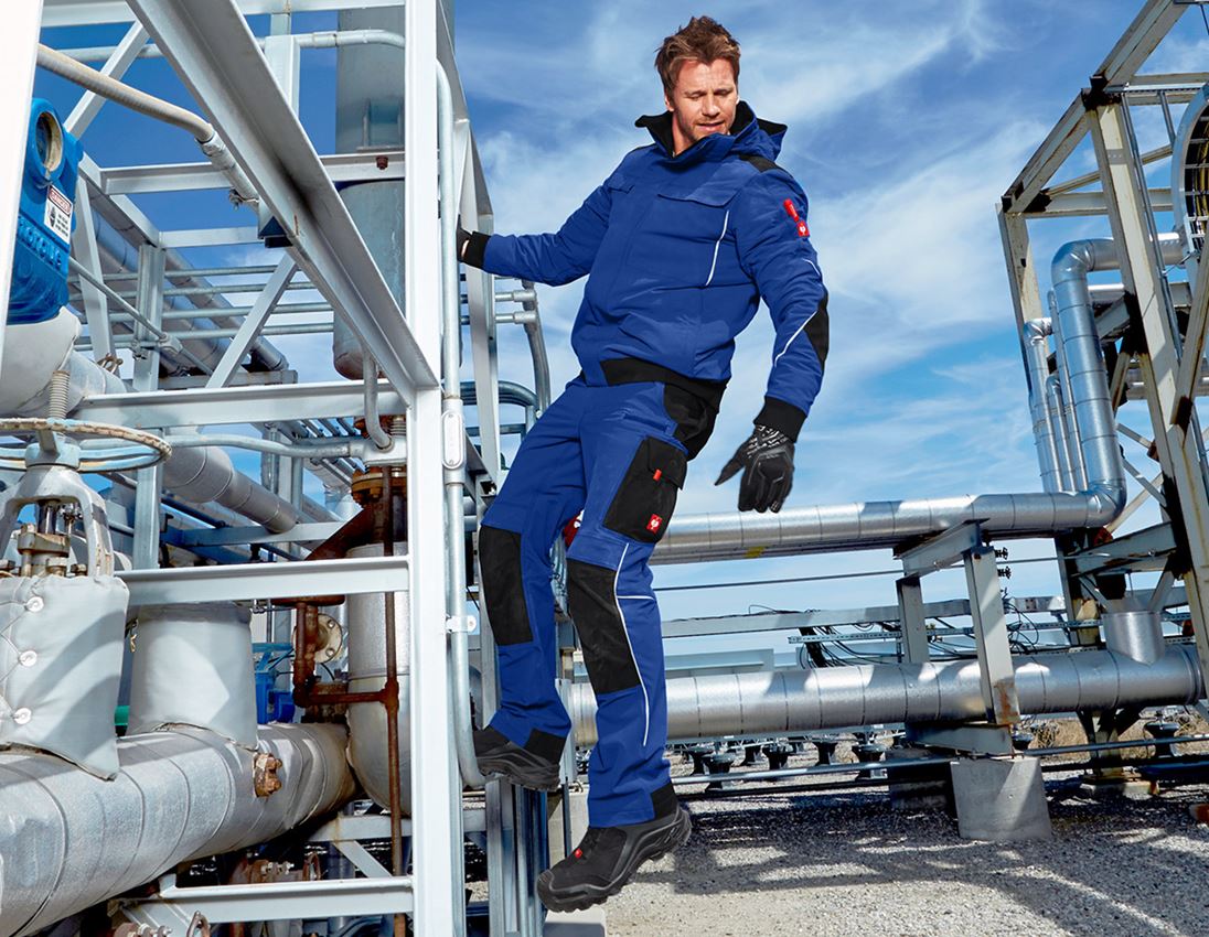 Work Trousers: Functional trousers e.s.dynashield + royalblue/black 1