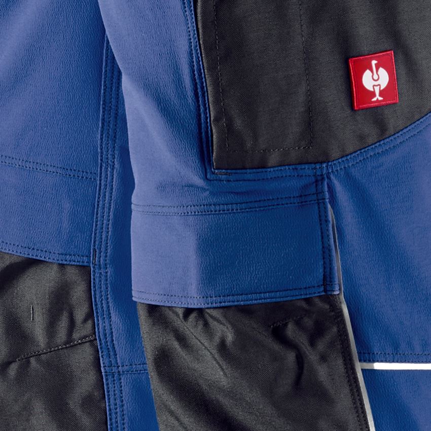 Work Trousers: Functional trousers e.s.dynashield + royalblue/black 2