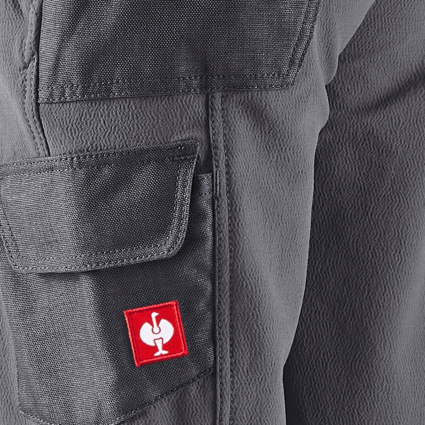 Trousers: Funct.cargo trousers e.s.dynashield solid,child. + anthracite 2