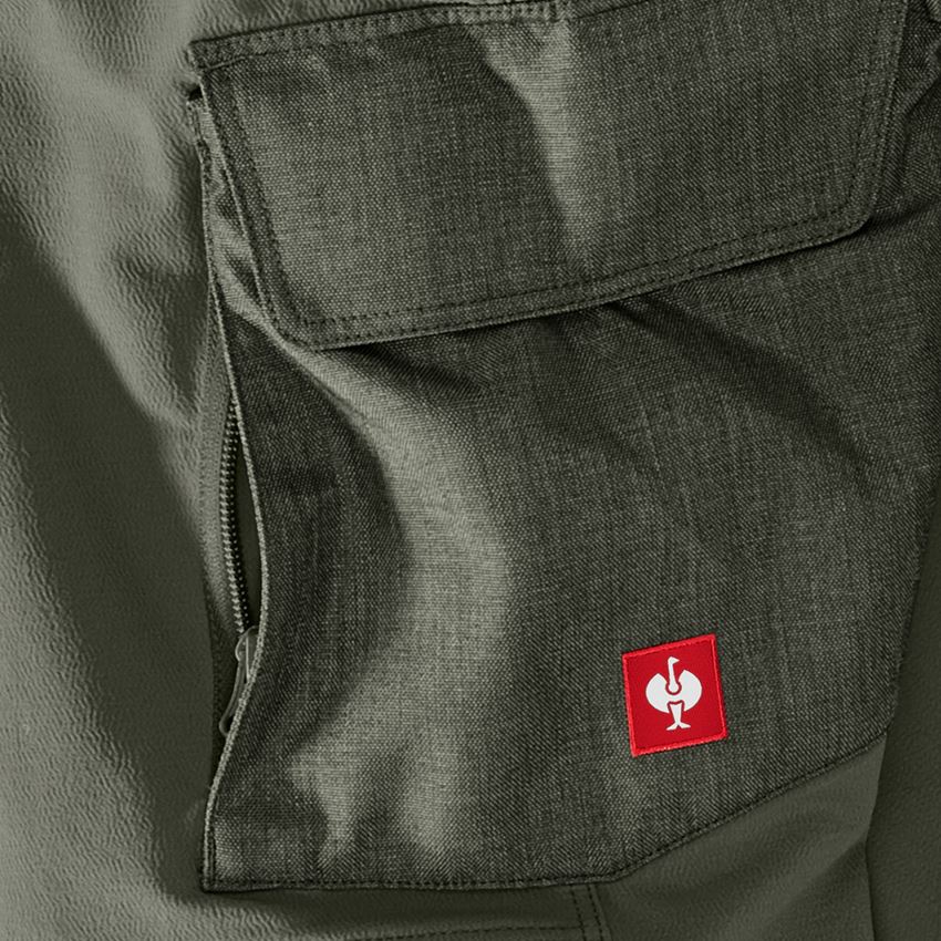 Arbejdsbukser: Funktionscargobukser e.s.dynashield solid, damer + timian 2