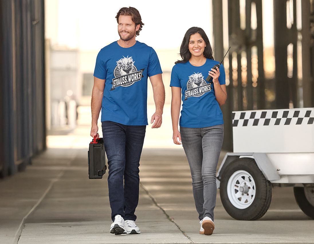 Arbejdsbukser: e.s. 5-Pocket jeans jog-denim + darkwashed 2