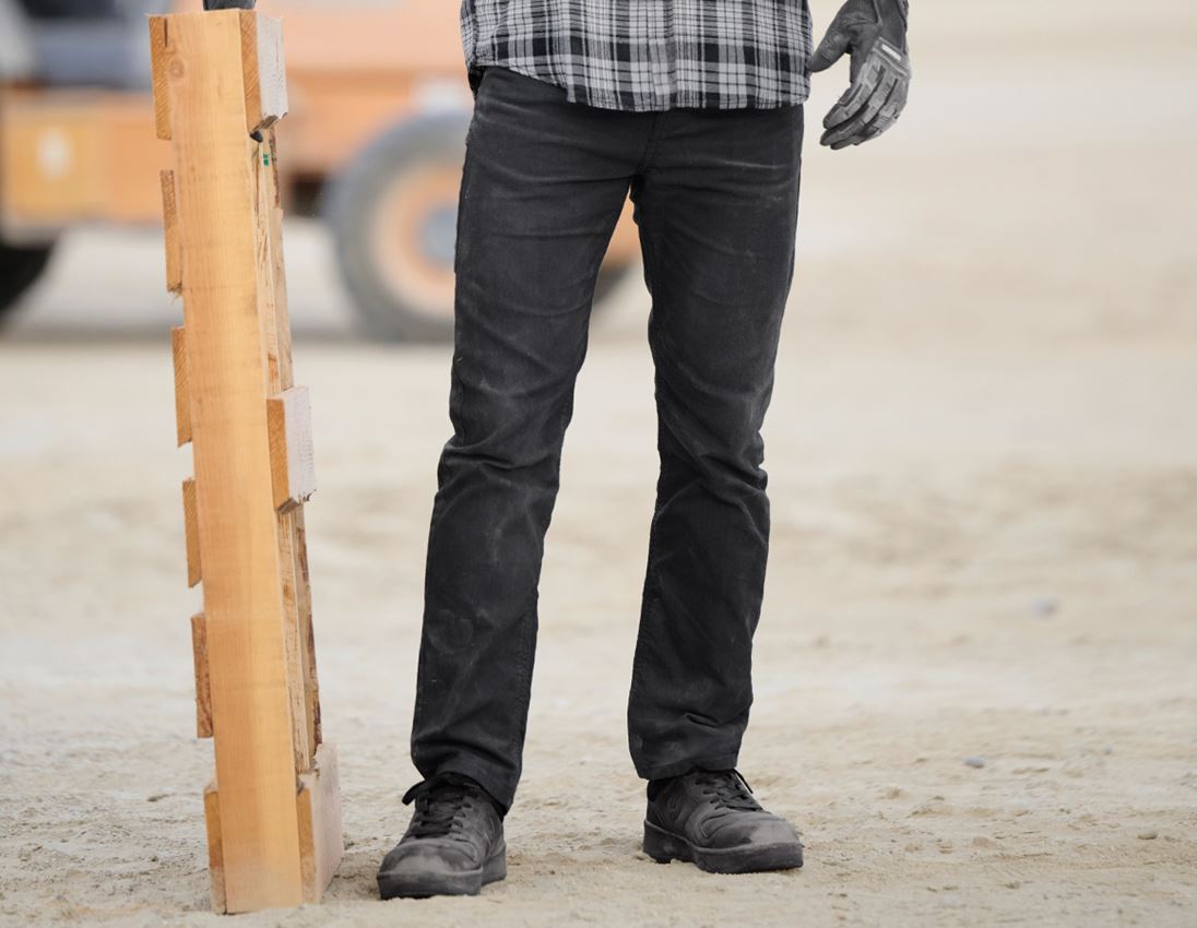 Arbejdsbukser: Bukser med 5 lommer e.s.vintage + sort