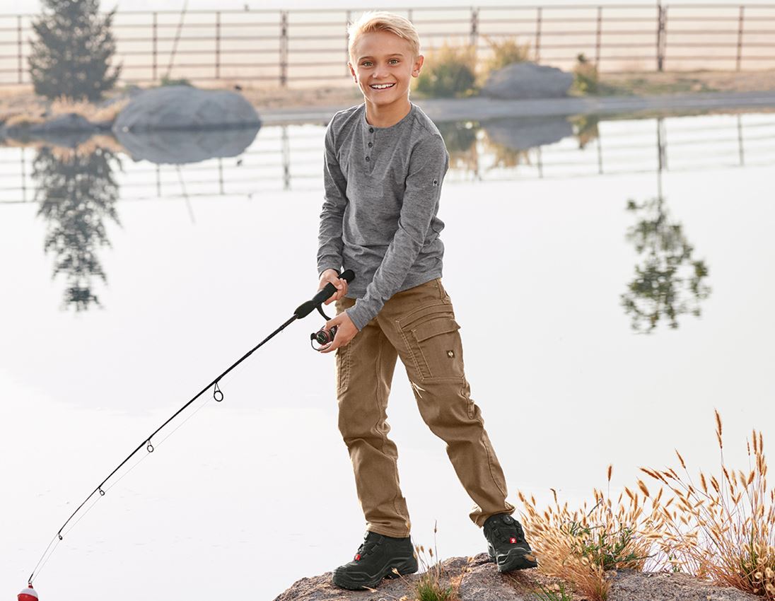 Trousers: Cargo trousers e.s.vintage, children's + sepia 1