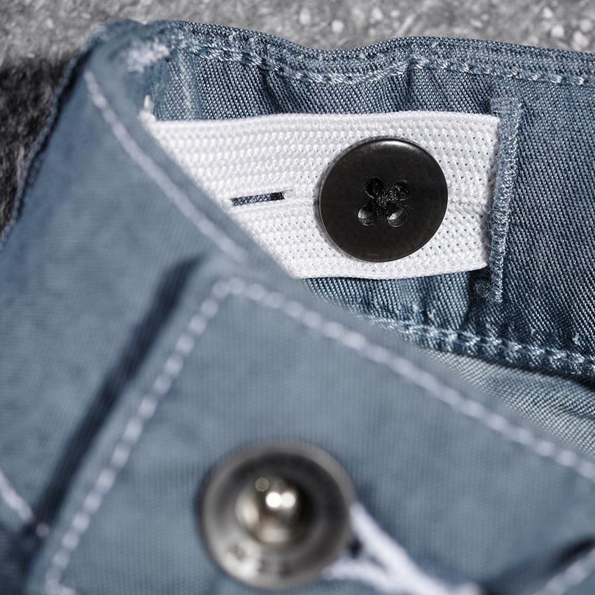 Trousers: Cargo trousers e.s.motion ten summer, children's + smokeblue 2