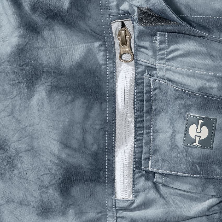 Work Trousers: Cargo shorts e.s.motion ten summer,ladies' + smokeblue vintage 2