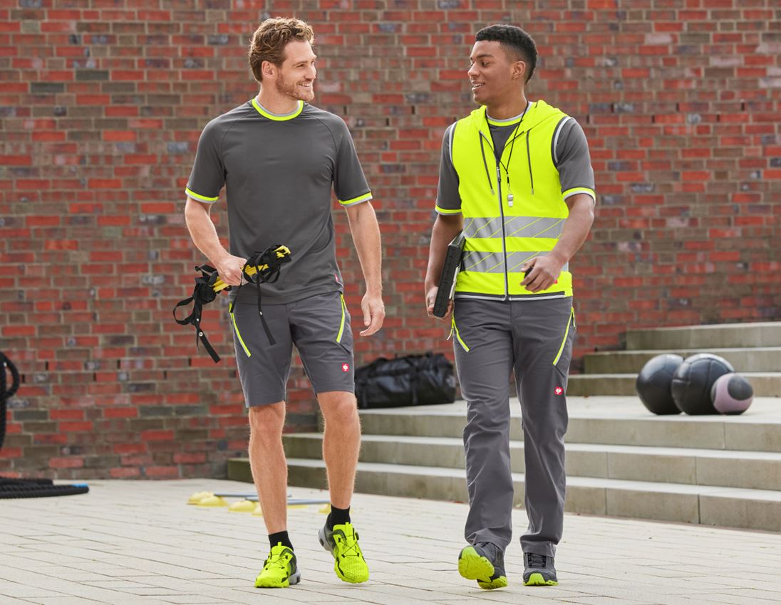 Work Trousers: Multipocket trousers e.s.ambition + anthracite/high-vis yellow 7