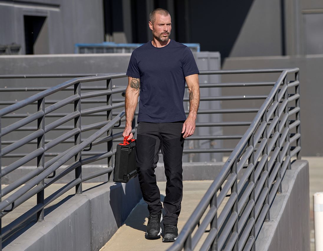Work Trousers: Hybrid functional trousers e.s.trail + black 1