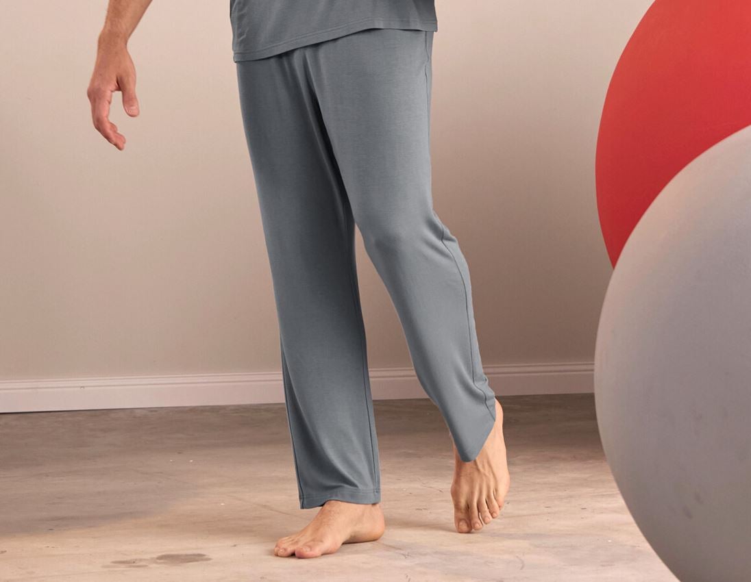 Work- & Safetywear: e.s. Modal pyjama trousers + nordicgrey