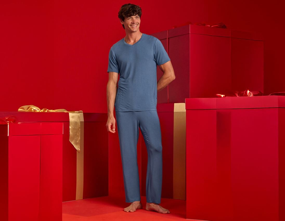 Accessories: e.s. Modal pyjama trousers + nordicblue 1