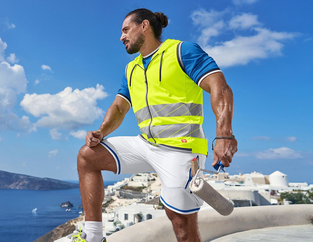 Work Body Warmer: High-vis functional bodywarmer e.s.ambition + high-vis yellow/anthracite 9