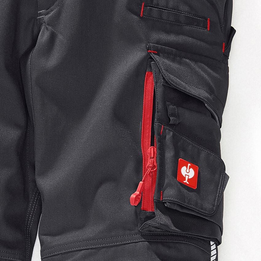 Painters | Decorators | Plasterers: Ladies' trousers e.s.motion 2020 + graphite/fiery red 2