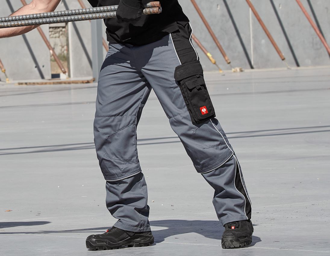 Topics: Zip-Off trousers e.s.active + grey/black