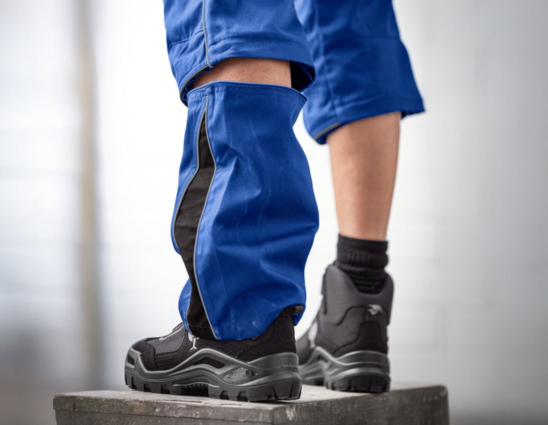 Work Trousers: Zip-Off trousers e.s.active + royal/black 4