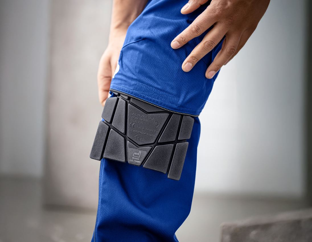 Work Trousers: Zip-Off trousers e.s.active + royal/black 5