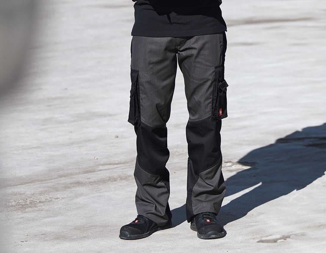 Work Trousers: Trousers e.s. carat  + anthracite/black