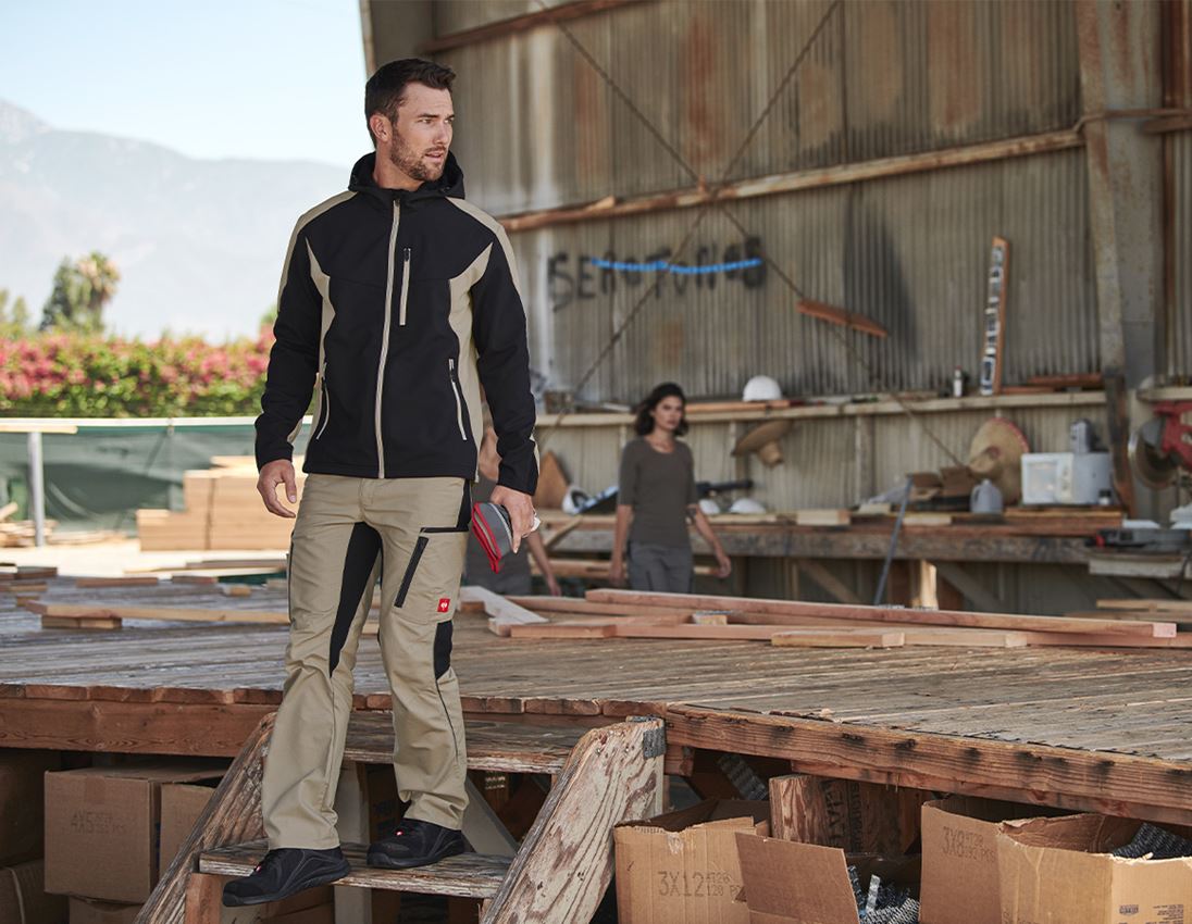 Topics: Trousers e.s.vision, men's + clay/black 1