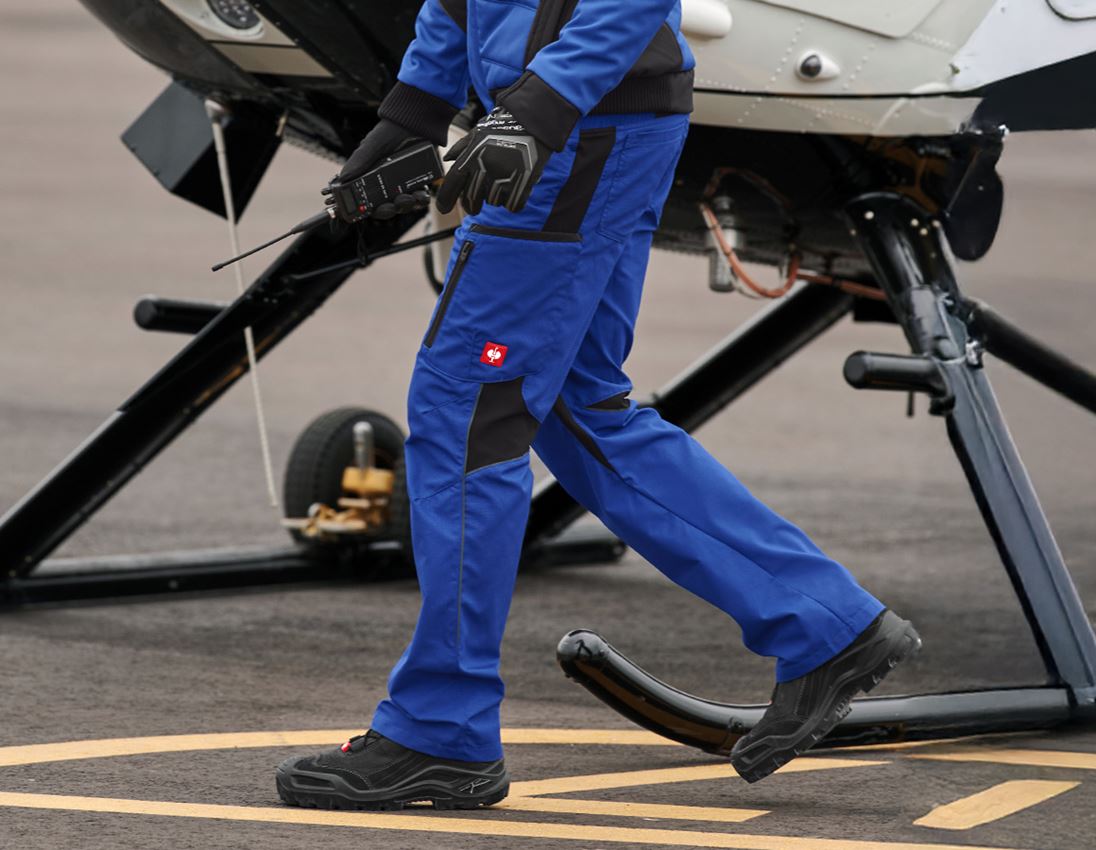 Work Trousers: Winter trousers e.s.vision + royalblue/black 1