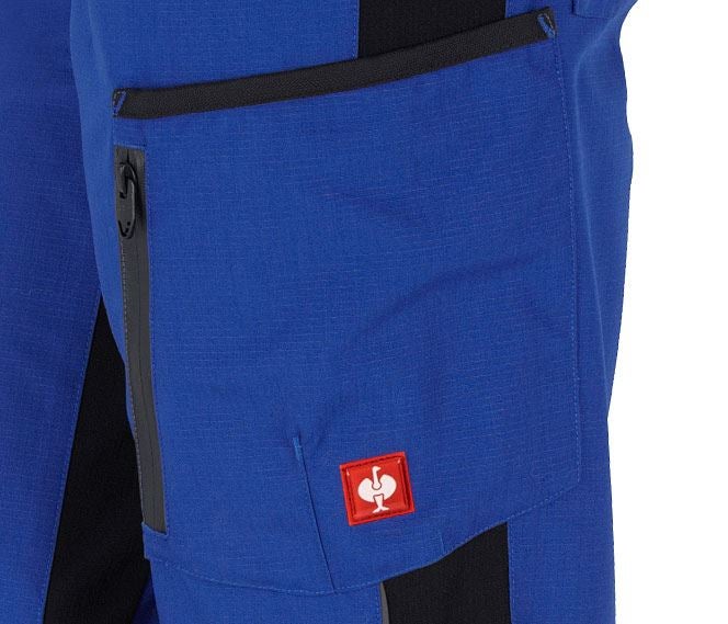 Work Trousers: Winter ladies' trousers e.s.vision + royalblue/black 2