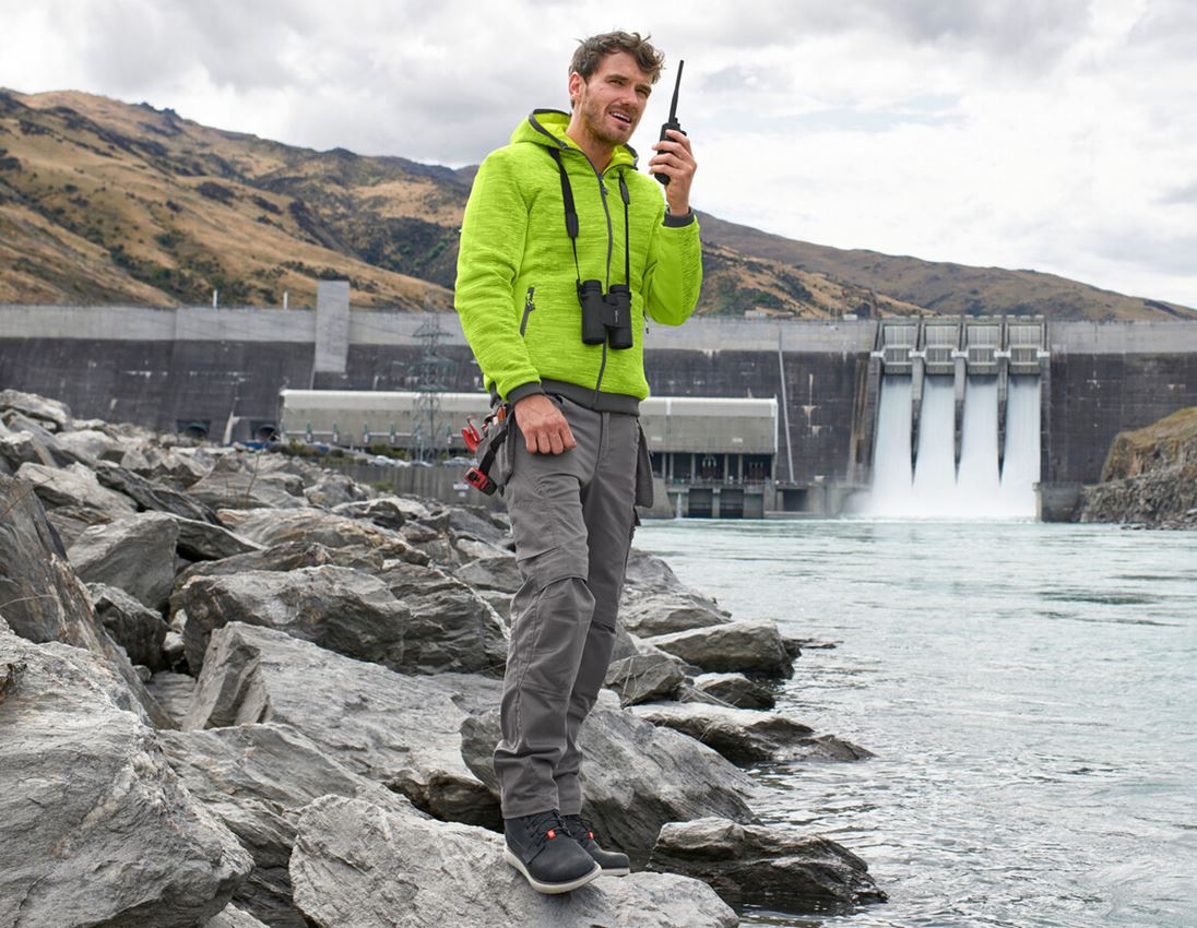 Work Trousers: Trousers e.s.motion ten tool-pouch + granite 2