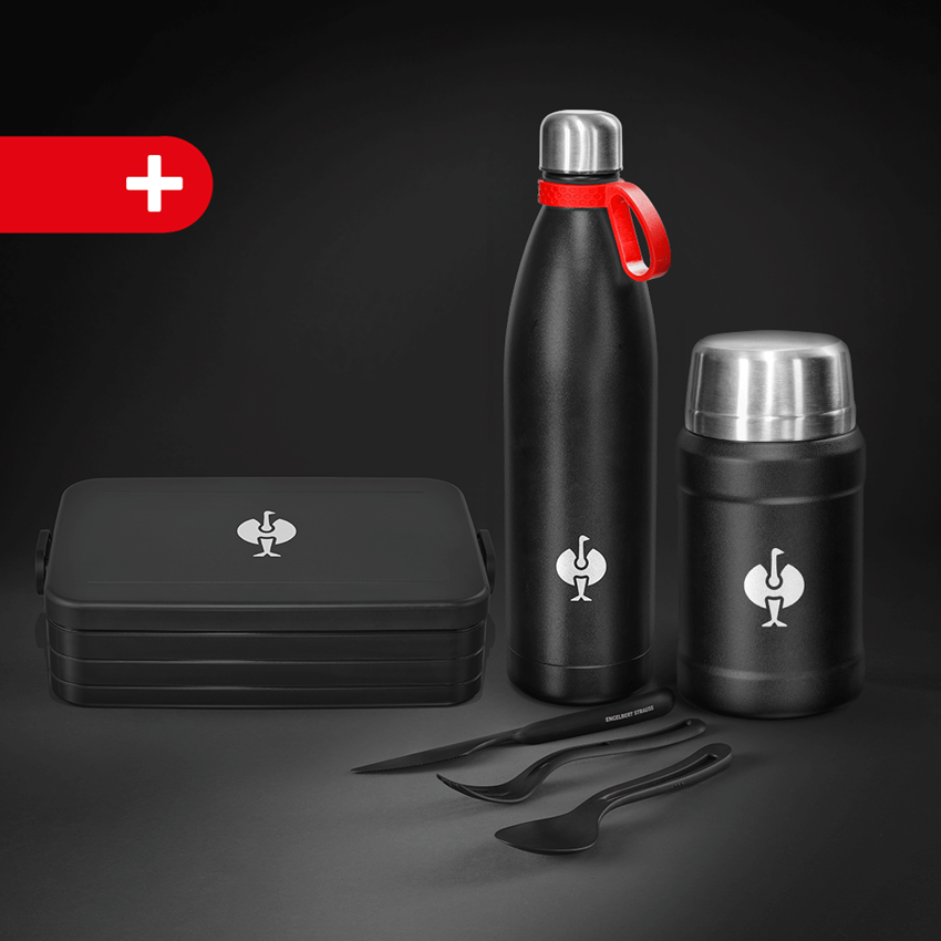 Clothing: SET: e.s. Forestry cut prot. bib&brace KWF+ helmet + royalblue/high-vis orange 2