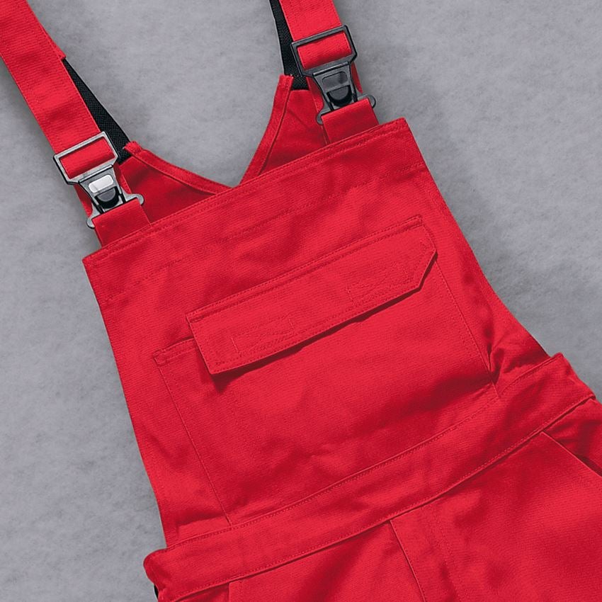 Work Trousers: STONEKIT Bib & Brace Aalborg + red 2