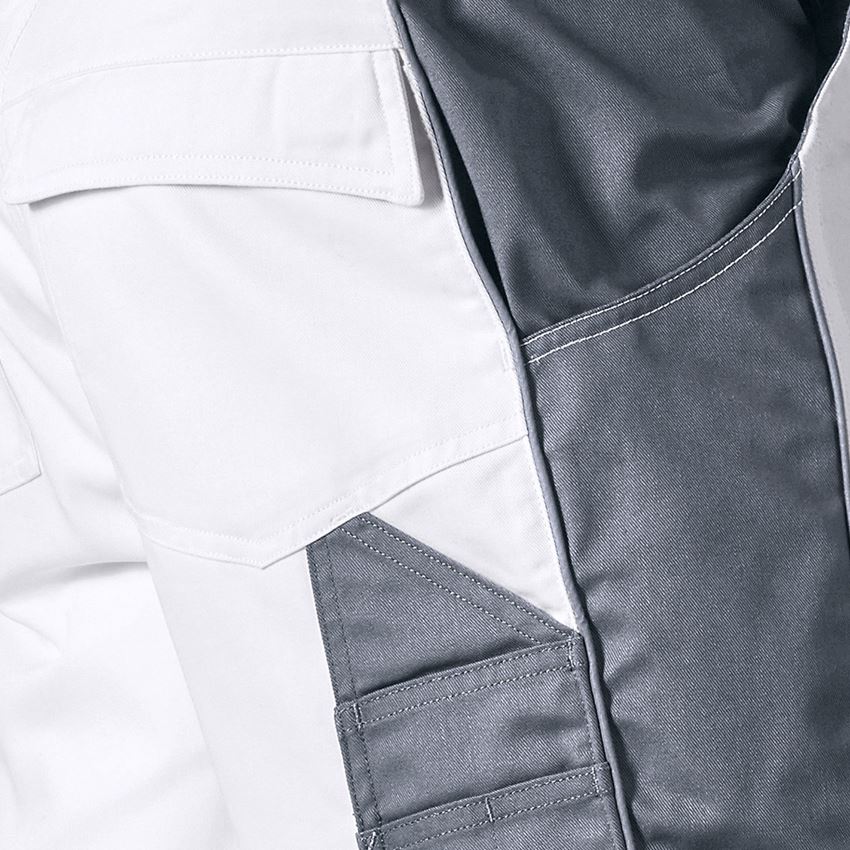 Work Trousers: Shorts e.s.active + white/grey 2