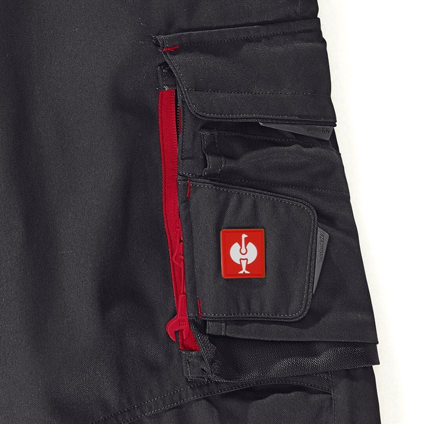 Painters | Decorators | Plasterers: Shorts e.s.motion 2020, ladies' + graphite/fiery red 2