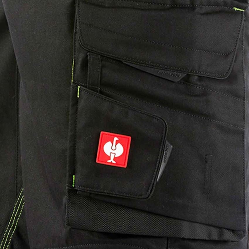 Work Trousers: Shorts e.s.motion 2020 + black/high-vis yellow/high-vis orange 2