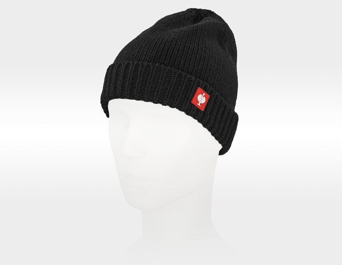 Topics: Knitted hat e.s.roughtough + black 1