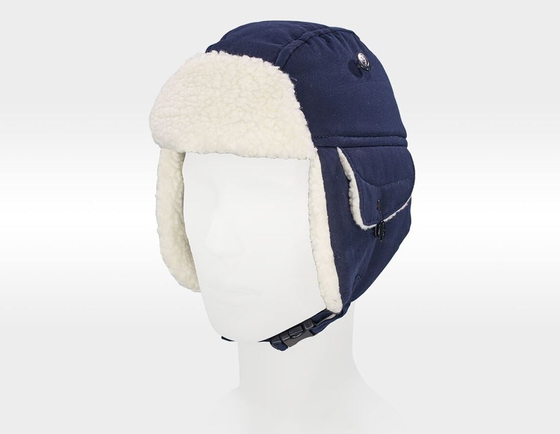 Accessories: e.s. vinterhue cotton touch + natblå
