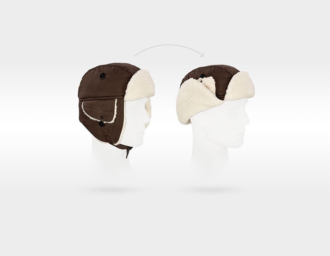 Accessories: e.s. Winter hat cotton touch + bark 3