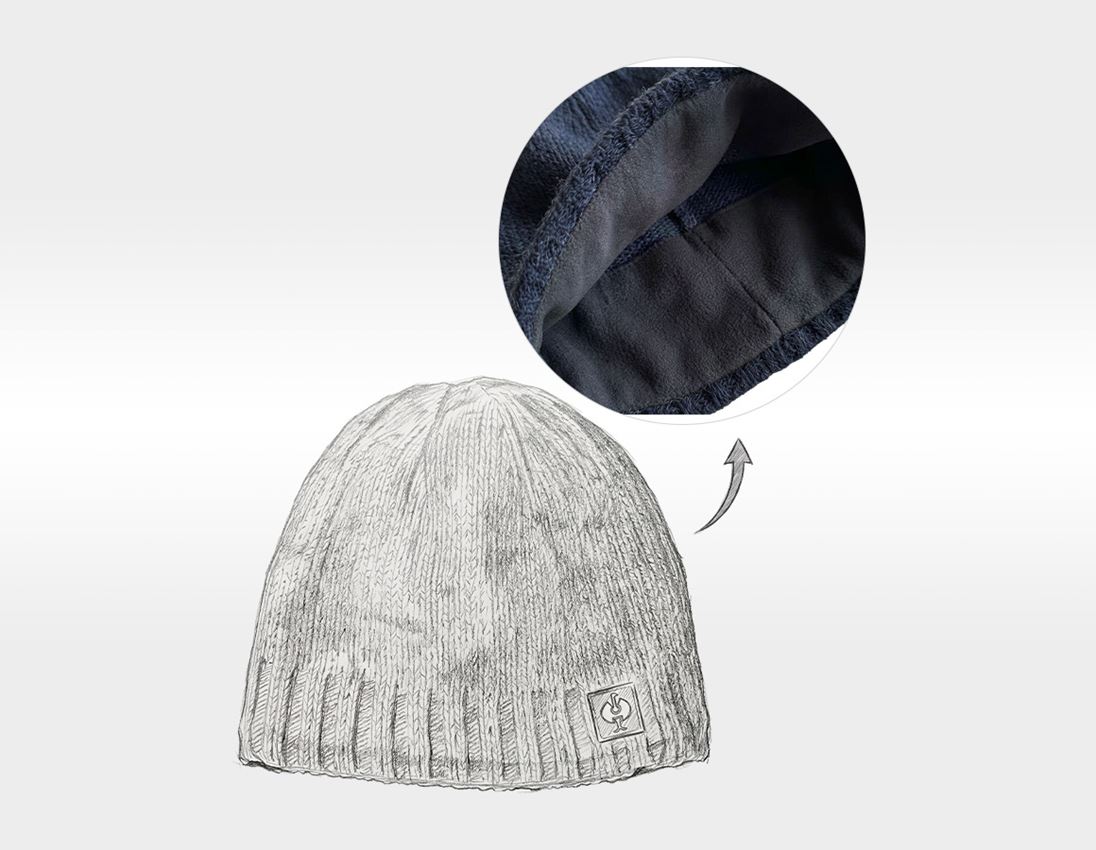 Winter accessories: e.s. Chunky knit hat + midnightblue 2