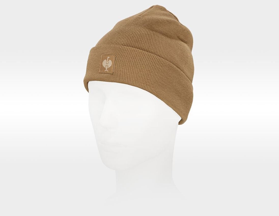 Accessories: Knitted hat e.s.iconic + almondbrown 2
