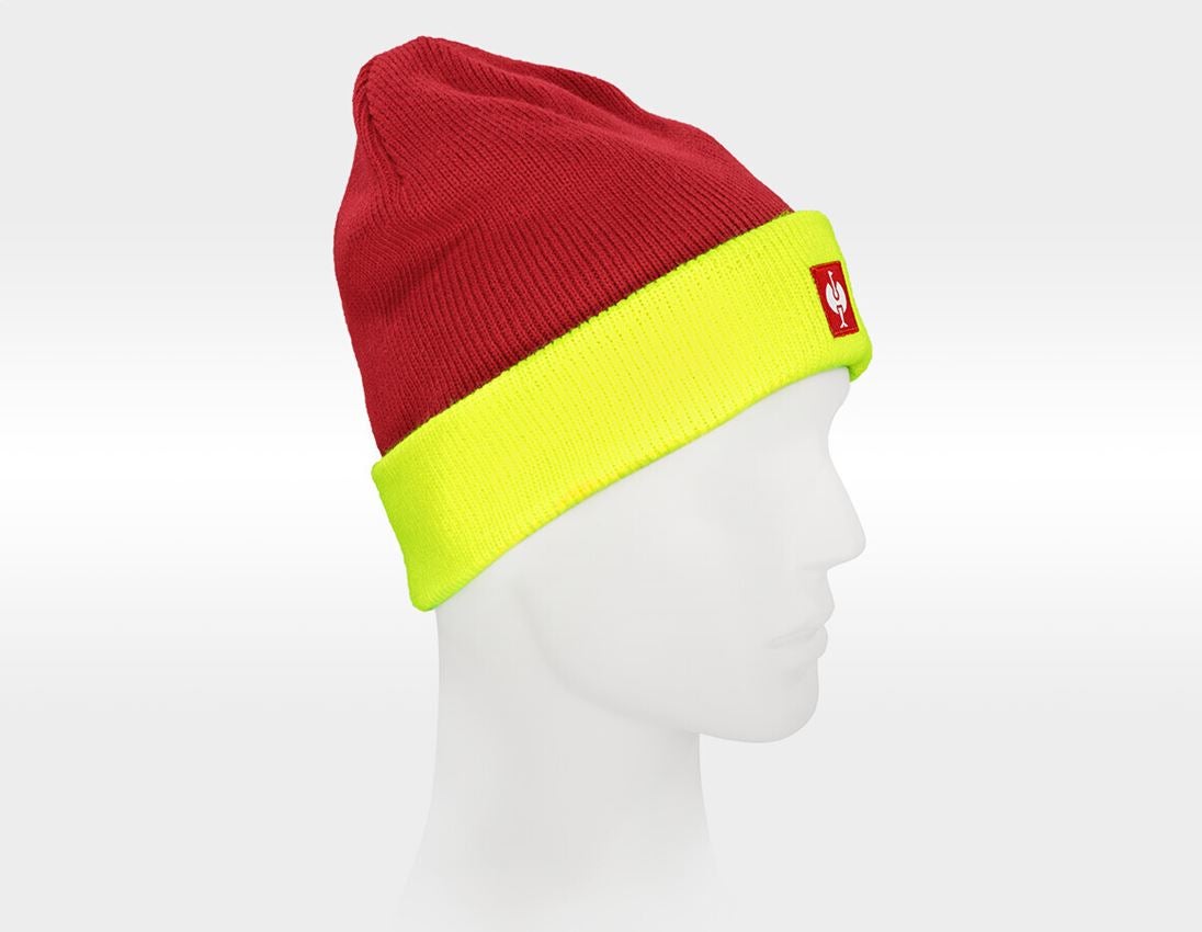 Accessories: Knitted hat e.s.motion 24/7 + red/high-vis yellow 5