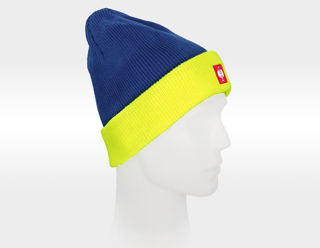 Accessories: Knitted hat e.s.motion 24/7 + royalblue/high-vis yellow 4